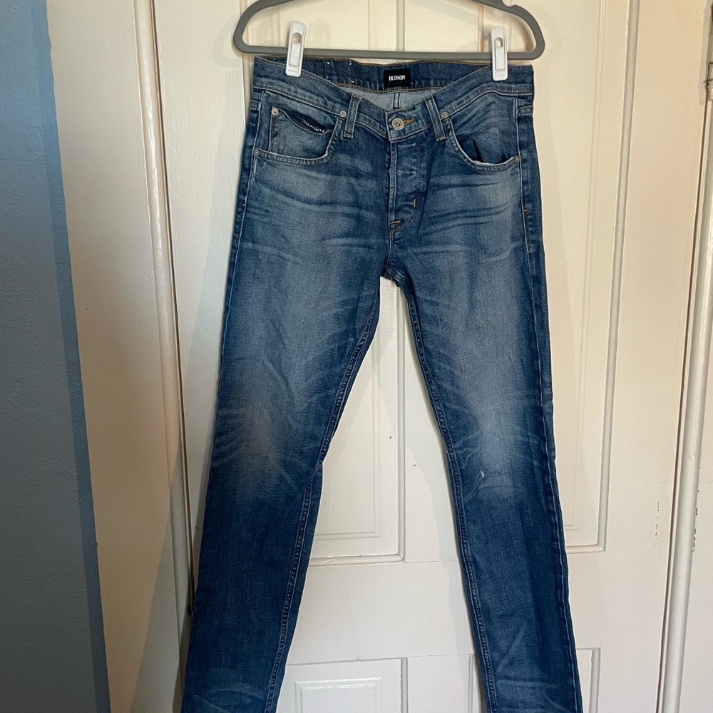 Hudson Jeans Blue Slim Straight Men’s Jeans